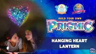 Purple Ladybug's Prismic Hanging Heart 3d Lantern product overview