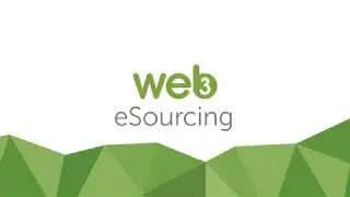 web3 eSourcing Product Tour