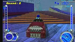 Hot Wheels: Velocity X Maximum Justice (PS2) - Crankshaft Docks battle