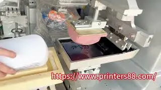 Single Color Pad Printer Printing on Plastic Cover