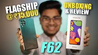 Samsung Galaxy F62 Unboxing and Review in Hindi | FLAGSHIP @ Rs 14398 ONLY