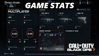 Как посмотреть игровую статистику в Call Of Duty Black Ops 7