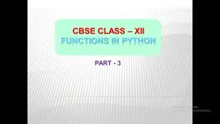 Functions in Python Class 12 Computer Science | Scope and LEGB Rule