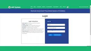 e Government Procurement System