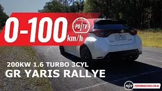 2021 Toyota GR Yaris Rallye (Circuit Pack) 0-100km/h & engine sound