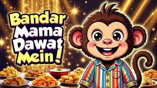 Bandar Mama Pehan Pajama | Funny 3D Monkey Cartoon | Kids Urdu Rhyme