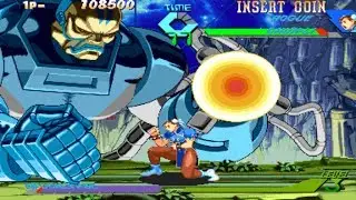 X-Men vs. Street Fighter [Arcade] - Apocalypse (playthrough)