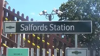 Salfords (Surrey) Station Sign 2019