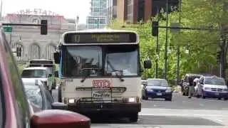 RTD DENVER ORIONV BUS 2158 RUNNING ROUTE 0 IN DOWNTOWN DENVER