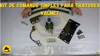 KIT DE COMANDO HIDRÁULICO SIMPLES (1 ALAVANCA) PARA TRATORES VALMET´S