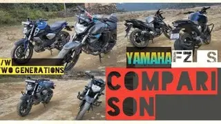 Yamaha FZS V2 vs FZS V3 comparison @vehiclespoint93