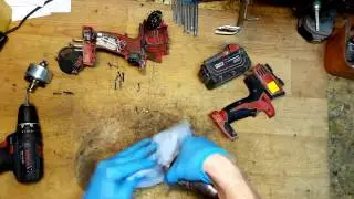 How to disassemble and find problem in Milwaukee M18 cordless drill faulty gear assy