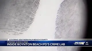 Inside Boynton Beach Police Crime Lab