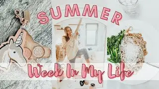 SUMMER VLOG// unicorn palette, brunch w/ friends, new tik toks, dog content, cleaning, working out