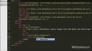 Datatables Jquery Plugin with Php MySql and Bootstrap   Pagination