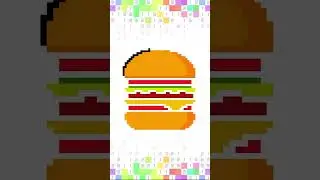 Pixel burger #pixelart
