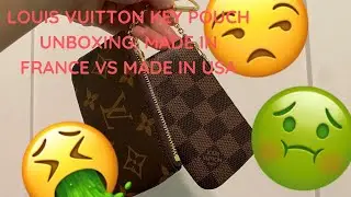 Louis Vuitton - Key Pouch Quick Unboxing- Place in Cart! Made in France/USA Disappointment! Return!!