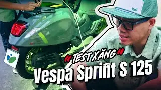 #Tinhtetest: Test xăng Vespa Sprint S 125, 0,998 l&iacute;t đi 41km