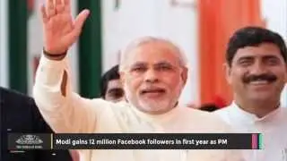 Modi Gains 12 Million Facebook Followers in First Year as PM