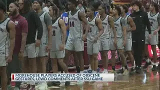 Morehouse basketball players accused of obscene gestures, lewd comments