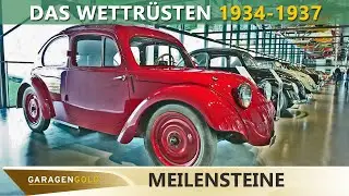Meilensteine - 1934 - 1937 - Wettr&uuml;sten & Aerodynamik - Die Historie des Automobils | Garagengold