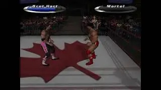 Rick Martel vs Bret Hart - Legends of Wrestling 2 - XBOX