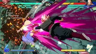 (DBFZ 1.4/S8?) Goku Black New Fullscreen/Sideswap/Corner meterless combos