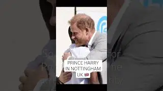 PRINCE HARRY ARRIVES AT THE COMMUNITY RECORDING STUDIO IN NOTTINGHAM UK 🇬🇧 #shorts #shortsfeed
