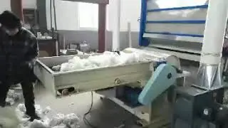 Needle punching felt production line Airlay carding machines