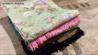 Latest winter neck designs with sleeves and daman | winter dress designs with laces | Neck designs 