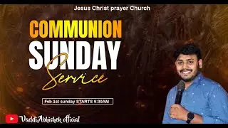 Topic:Who is JesusChrist Part 2 Sunday worship Feb-1-2026 // Bro.V.Abhishek //J.C.P. Church koderu