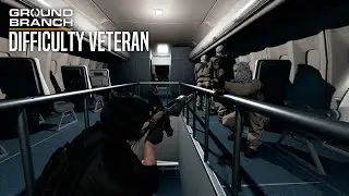 VETERAN DIFFICULTY TERRORIST HUNT | Ground Branch Solo Gameplay (No Commentary)