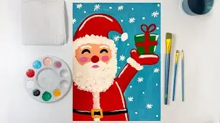 🎨 Простое пошаговое руководство по рисованию Санты для детей и начинающих🎅🎁