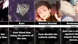 How to Beat Immortal Anime Characters