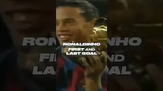 Ronaldinho first and last goal of his career!