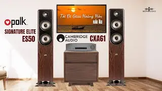 T&ocirc;i Đi Giữa Ho&agrave;ng H&ocirc;n... Qua Combo Ngọt Ng&agrave;o: CAMBRIDGE CXA61 & POLK SIGNATURE ELITE ES50