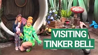 🧚&zwj;♀️Real Life Tinker Bell!😲 Visiting Pixie Hollow at Disneyland!✨