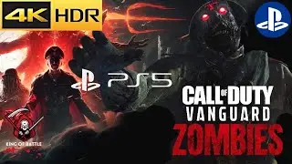 Call of duty -Vanguard Zombie Gameplay 4K HDR PS5
