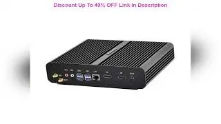 Flash Sale Kingdel NC860 Powerful Mini PC, Fanless Desktop Computer, Intel i7-8550U 8th Gen. 4 Core