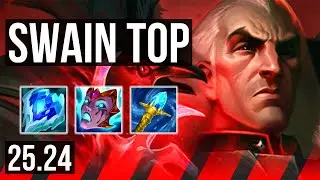 SWAIN vs SETT (TOP) | Good KDA: 7/1/13 | EUW Diamond | 25.24
