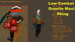 This Combat 64 Can Stack 109 Damage.... Low Level Granite Maul Pking