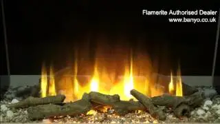 Flamerite Electric Fire Driftwood Pebble RadiaFlame 3D