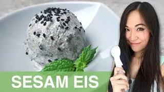 REZEPT: Schwarzes Sesam Eis | Eiscreme selber machen