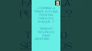 termina la frase
