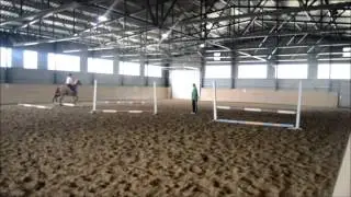 Sprang i ridehuset