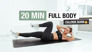 20 MIN Full Body Burn Workout - No Repeat, No Equipment