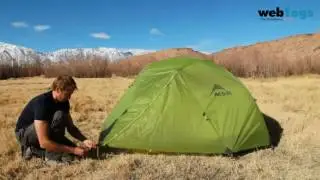 How to pitch an MSR Hoop Tent - Lightweight shelter