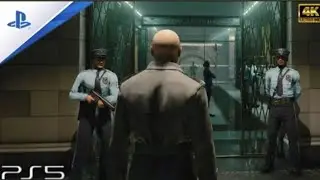 (PS5) HITMAN 3 - New York, Bank Heist - Cinematic Run [4k 60FPS]