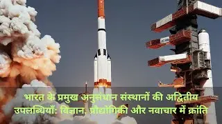India's Leading Research Organizations and Their Recent Achievements #ISRO #CSIR #DRDO #ICAR #TIFR