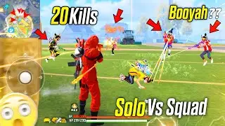 FREEFIRE 🔥Solo vs Squad 🤯 Scar III+ Mp40 20 Kills Booyah- Garena free fire | Zero Yt Ff&nbsp;#freefire